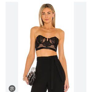 Thistle and Spire Mirage 32A Bustier Bra Black Removable Straps